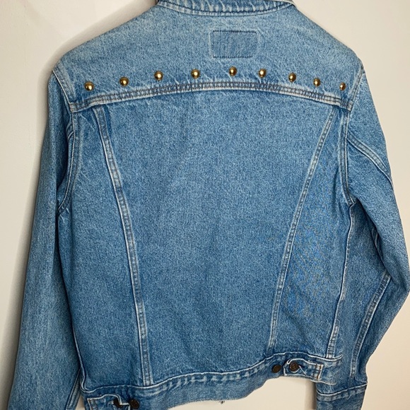 Vintage Levi’s Studded Jean Jacket size L - Picture 6 of 7